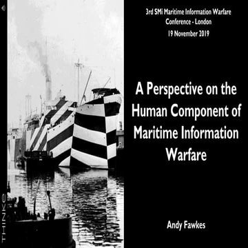 A Perspective on the Human Component of Maritime Information Warfare