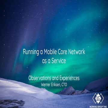 Some (Surprising) Discoveries in Applying the as-a-service model in Running a...