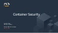 20191125 Container Security