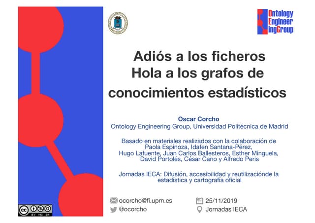 Adiós a los ficheros, hola a los grafos de conocimientos estadísticos