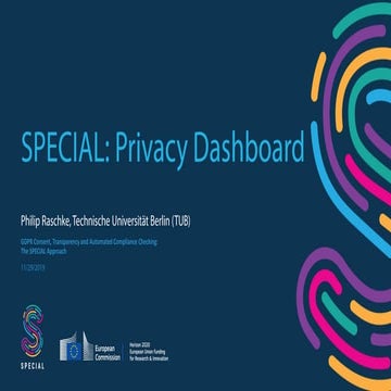 BDV Webinar Series - Philip - Privacy Dashboard