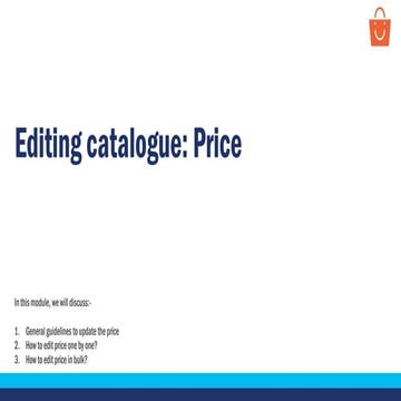 How to update price - Wholesale