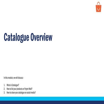 Understand catalogue tab - Wholesale