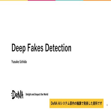 Deep Fakes Detection