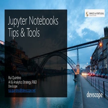 Jupyter Notebooks: Introduction, Tips & Tools