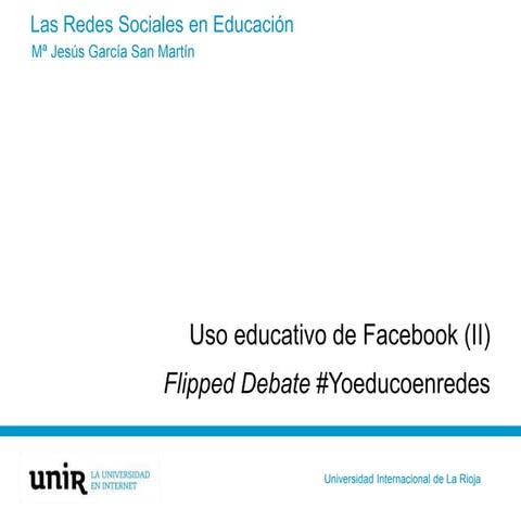 Flipped Debate #Yoeducoenredes
