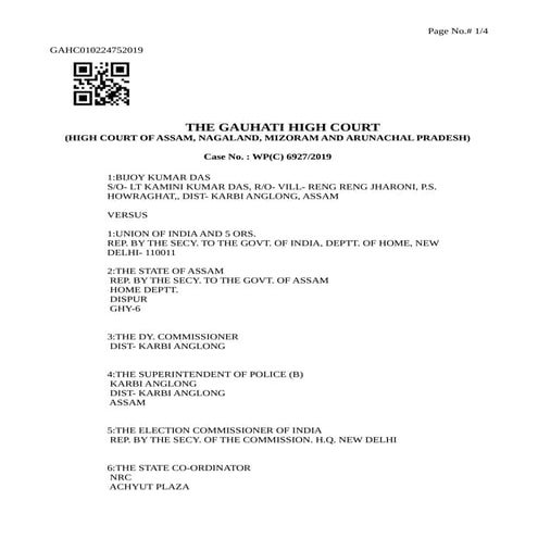 20191220 bijoy kumar das vs union of india   gauhati hc