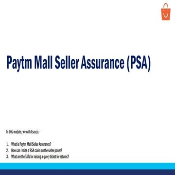 PSA guidelines - Wholesale