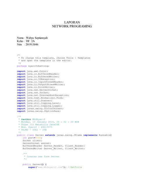 201913046 wahyu septiansyah network programing
