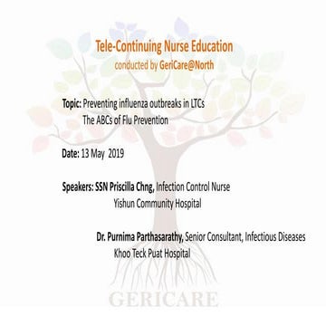 Prevent influenza outbreak in LTCs