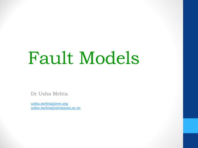 2019 5 testing and verification of vlsi design_fault_modeling