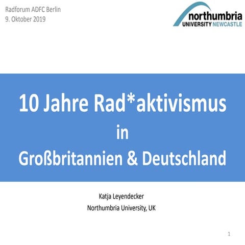10 Jahre Rad*aktivismus in Großbritannien & Deutschland