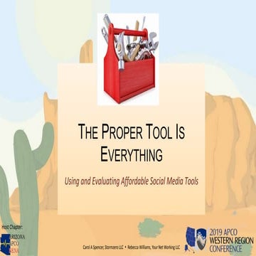 The Proper Tool is Everything