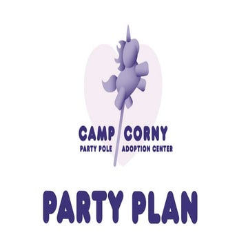 2019 Camp Corny Party Plan | PDF
