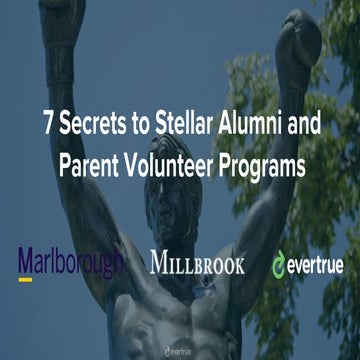 7 Secrets to Stellar Volunteer Management