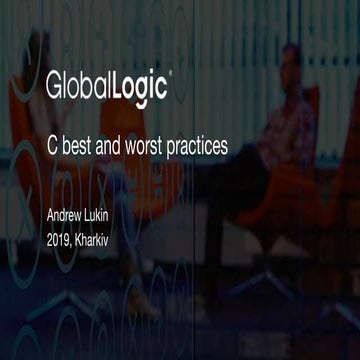 C Best and Worst Practices in Embedded