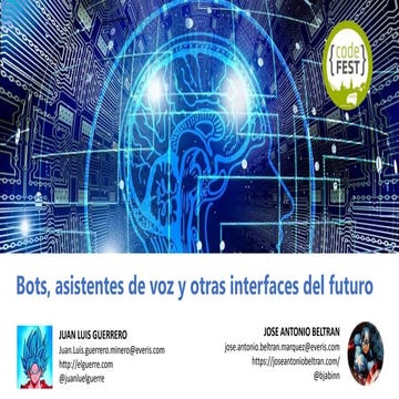 Bots, asistentes de voz y otras interfaces del futuro