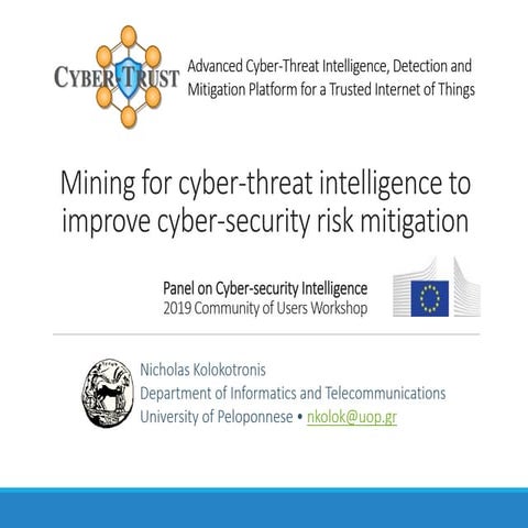 CYBER THREAT INTELLIGENCE MINING FOR PROACTIVE CYBERSECURITY DEFENSE | DOCX