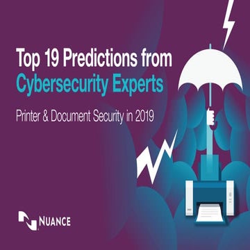 2019 Cybersecurity Predictions