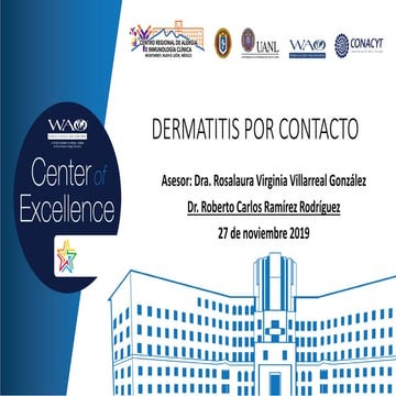 Dermatitis por contacto 2019 - Sesión Académica del CRAIC