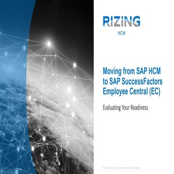 Moving from SAP HCM to SAP SuccessFactors Employee Central: Evaluating Your R...