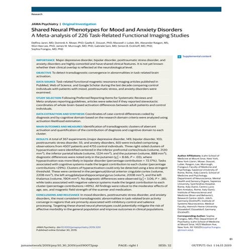 Targeting abnormal neural circuits in mood and anxiety disorders:from ...