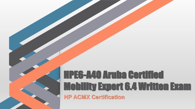 HPE6-A73復習資料