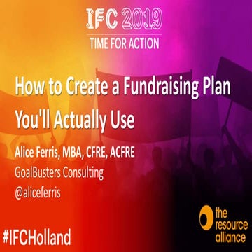 How to Create a Fundraising Plan You'll Actually Use