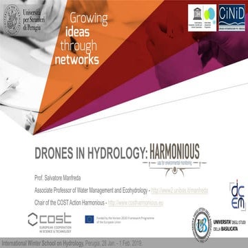 DRONES IN HYDROLOGY