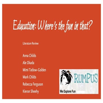 2019 May 14 Rumpus Literature Review