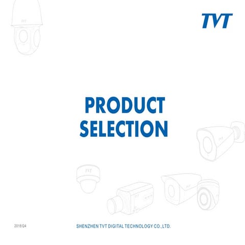 2019 Q1_TVT Product Portfolio