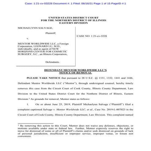 Malpractice Claims Against Dr. Leonard Lu (IL)