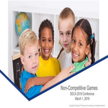 SECA 2019 Conference: Non-Competitive Games