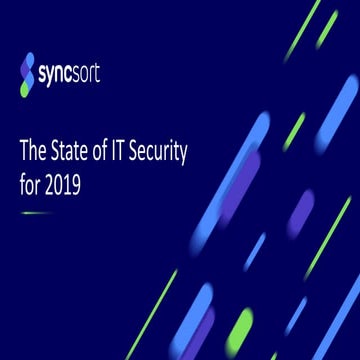 The State of IT Security for 2019