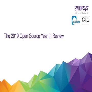 Webinar–The 2019 Open Source Year in Review