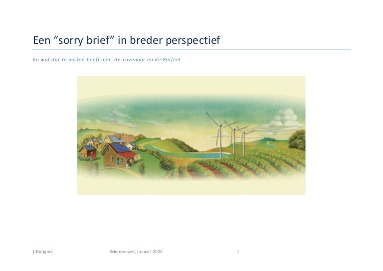 Een "Sorry Brief" in Breder Perspectief