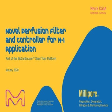 Webinar: Novel Perfusion Filter and Controller for N-1 Application