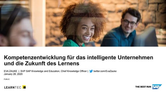 Kompetenzentwicklung für das intelligente Unternehmen und die Zukunft des Ler...