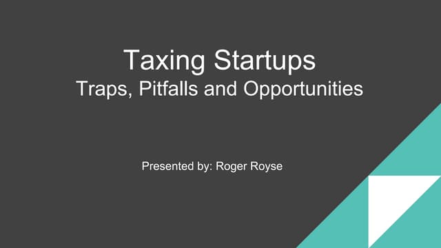 2020-02-11 Tax Issues for Startups final.ppt