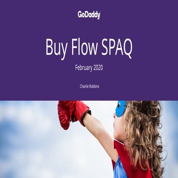 2020-02-buy-flow-spaq about spaq at godaddy | PPTX