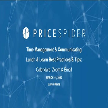 Time Management & Commuicating