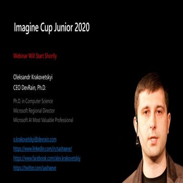 Imagine Cup Junior 2020