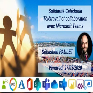 Télétravail et collaboration avec Microsoft Teams - aOS Solidarité Calédonie ...