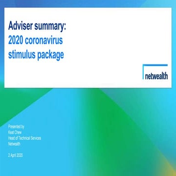 What does the coronavirus stimulus package mean for you and your clients