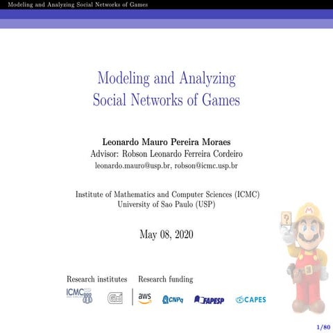 Modeling and Analyzing Social Networks of Games