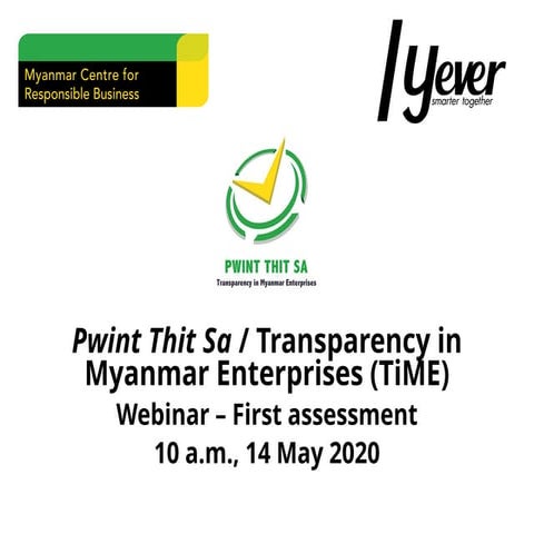 2020 Pwint Thit Sa - Webinar