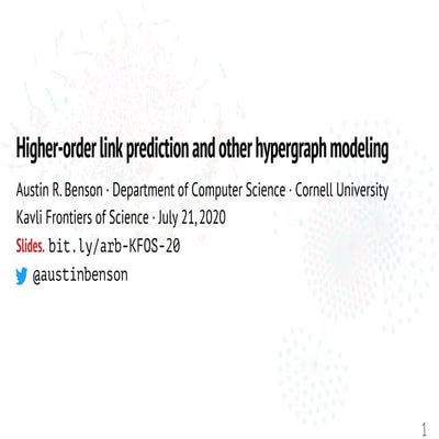 Higher-order link prediction and other hypergraph modeling