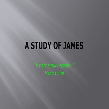 James, Introduction | PPTX