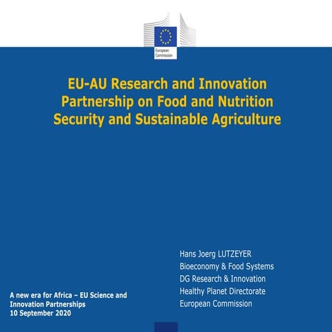 EU-AU Research and Innovation Partnership on Food and Nutrition Security and ...