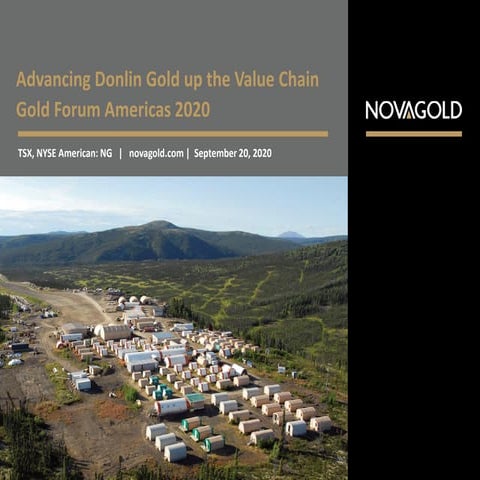 NOVAGOLD Gold Forum Americas Conference 2020